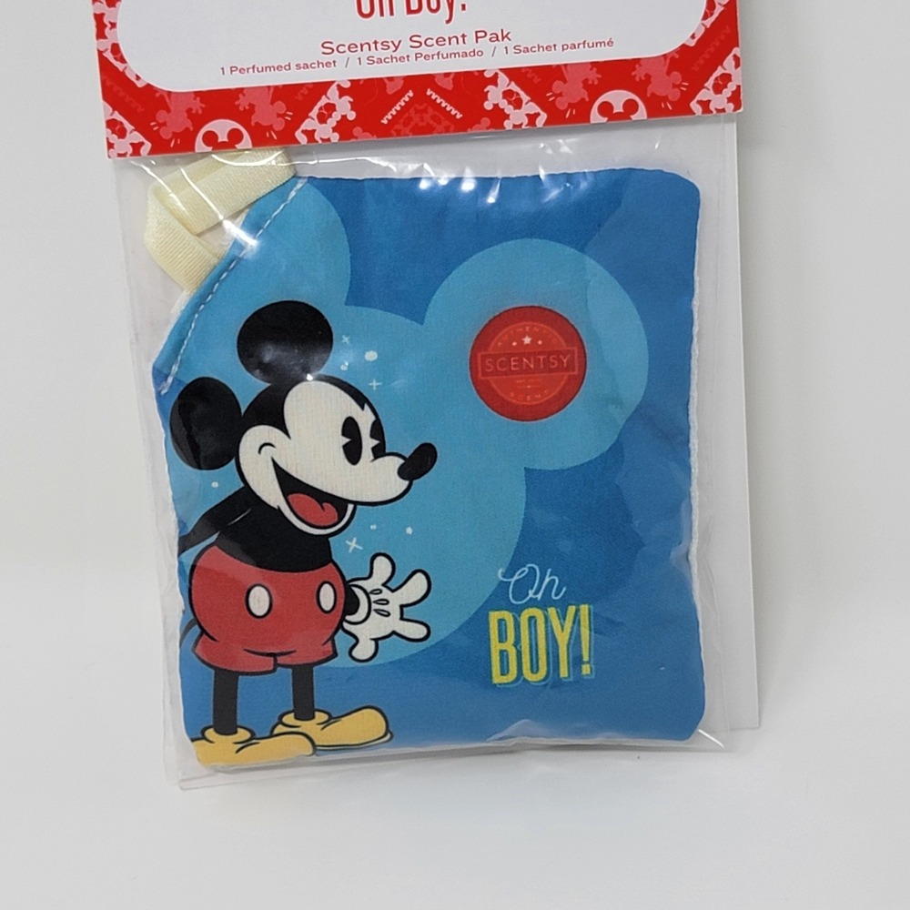 New! Scentsy Disney Mickey Mouse - Oh Boy! - Scent Pak Pack Sachet - Free Ship! - Picture 3 of 7